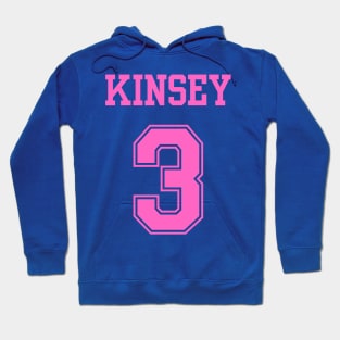 Kinsey 3 bisexual pride sports jersey (pink) Hoodie